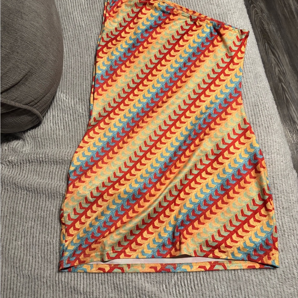 Colorful Patterned Skirt